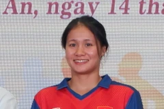 Vận động viên Võ Thị Mỹ Tiên. (Ảnh: Đức Hạnh/TTXVN)