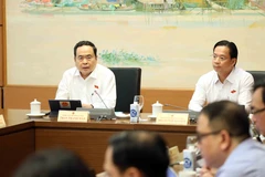 Chủ tịch Quốc hội Trần Thanh Mẫn phát biểu. (Ảnh: An Đăng/TTXVN)