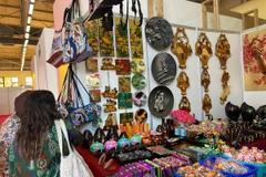 Các sản phẩm của Việt Nam. (Ảnh: Trung Khánh/TTXVN)