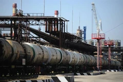 Một cơ sở lọc dầu của Tập đoàn Gazprom (Nga). (Ảnh: TASS/TTXVN)