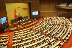 Phiên bế mạc Kỳ họp bất thường lần thứ nhất, Quốc hội khoá XV. (Ảnh: Văn Điệp/TTXVN)