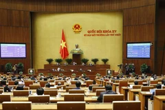 Một phiên làm việc tại Kỳ họp bất thường lần thứ nhất, Quốc hội khoá XV. (Ảnh: Phương Hoa/TTXVN)