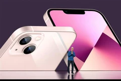 Lễ ra mắt sản phẩm iPhone 13 ở Cupertino, bang California (Mỹ) ngày 14/9/2021. (Ảnh: AFP/TTXVN)
