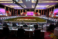 Toàn cảnh Hội nghị Bộ trưởng Tài chính và Thống đốc Ngân hàng Trung ương Nhóm các nền kinh tế phát triển và mới nổi hàng đầu thế giới (G20) tại Nusa Dua (Indonesia), ngày 15/7/2022. (Ảnh: AFP/TTXVN)