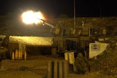 Lực lượng pháo binh Israel. (Ảnh: TTXVN phát)