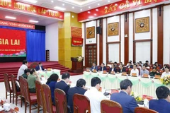 Quang cảnh buổi làm việc. Ảnh: Văn Điệp - TTXVN