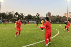 Tuyết Dung thể hiện quyết tâm trước vòng play-off World Cup 2023