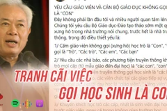 Quan điểm trái chiều xung quanh ý kiến không gọi học sinh là "con"