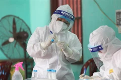 Ngày 24/2, toàn tỉnh Bắc Giang ghi nhận 4.171 ca mắc mới COVID-19. (Ảnh: Danh Lam/TTXVN)