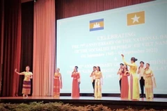 Các đại biểu tham dự lễ kỷ niệm. (Ảnh: Huỳnh Thảo/TTXVN)