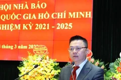 Ông Lê Quốc Minh, Chủ tịch Hội Nhà báo Việt Nam. (Ảnh: Văn Điệp/TTXVN)