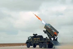 Thổ Nhĩ Kỳ phóng thử thành công hệ thống phòng thủ tên lửa tầm xa chế tạo trong nước Siper, hôm 28/5/2022. (Ảnh: Ekonomi/TTXVN)