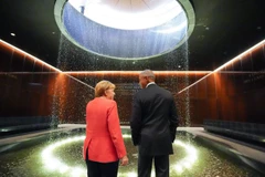 Cựu Thủ tướng Đức Angela Merkel và cựu Tổng thống Mỹ Barack Obama. (Nguồn: Getty Images)