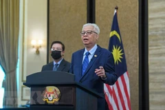 Thủ tướng Malaysia Sabri bin Yaakob phát biểu tại cuộc họp nội các ở Putrajaya (Malaysia). (Ảnh: THX/TTXVN)