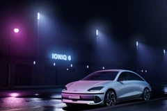 Mẫu xe điện Ioniq 6 của Huyndai. (Nguồn: CNBC)