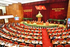 Toàn cảnh bế mạc hội nghị. (Ảnh: Phương Hoa/TTXVN)