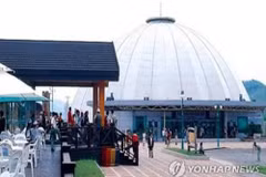Nhà Văn hóa tại khu nghỉ dưỡng núi Kumgang trên bờ biển phía Đông của Triều Tiên, trong một bức ảnh tư liệu. (Nguồn: en.yna.co.kr)