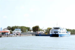 Bến Tắc Suất tại thị trấn Cần Thạnh (Thành phố Hồ Chí Minh). (Ảnh: Tiến Lực/TTXVN)