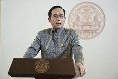 Thủ tướng Thái Lan Prayut Chan-o-cha phát biểu tại Bangkok. (Ảnh: AFP/TTXVN)