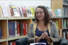 Bà Sophie Maysonnave, Tham tán Hợp tác và Hoạt động Văn hóa Đại sứ quán Pháp tại Việt Nam, kiêm nhiệm Giám đốc Viện Pháp tại Việt Nam. (Ảnh: Minh Anh/Vietnam+)