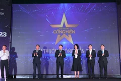 Nghi lễ phát động giải thưởng Cống hiến 2023. (Ảnh: Hòa Nguyễn)