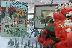 Ngắm một 'Hà Nội thu nhỏ bỏ túi' trong tranh của họa sỹ Ngọc Linh