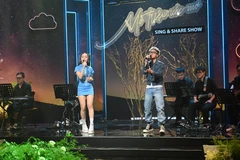 Mỹ Anh và Obito là những khách mời đầu tiên của chương trình Sing & Share Show - Mở triệu ước mơ. (Ảnh: NSX)