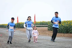 Giải chạy Run to the Sun 2023 là hoạt động nhân văn và ý nghĩa, kết nối cộng đồng người lao động Tập đoàn TH. (Ảnh: Tá Hiển/Vietnam+)