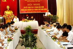 Phó Thủ tướng Trương Vĩnh Trọng phát biểu tại hội nghị. (Ảnh: Thái Bình/TTXVN)