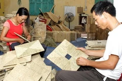 Hàng thủ công mỹ nghệ Việt Nam. (Ảnh: Trần Việt/TTXVN)