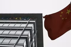 Trụ sở Google ở Trung Quốc. (Ảnh: Reuters)