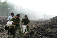 Bãi rác Nam Bình Dương. (Ảnh: TTXVN)