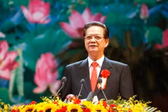 Thủ tướng Nguyễn Tấn Dũng, Chủ tịch Hội đồng Thi đua-Khen thưởng Trung ương. (Ảnh: TTXVN)