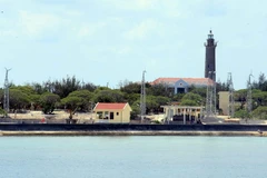 Một góc đảo Song Tử Tây thuộc quần đảo Trường Sa của Việt Nam. (Ảnh: Phạm Kiên/TTXVN)