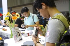 Khách tham quan triển lãm. (Ảnh: Hoàng Hải/Vietnam+)