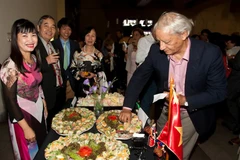 Các món ăn truyền thống Việt Nam tại chương trình. (Nguồn: Đại sứ quán Việt Nam tại Chile)