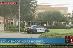 Truyền hình Mỹ đưa tin về vụ xả súng. (Nguồn: WFTV)