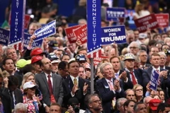 Các đại biểu của đảng Cộng hòa tham dự Đại hội. (Nguồn: AFP/TTXVN)