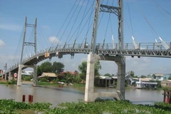 Long An đưa vào sử dụng cầu dây văng vượt sông Vàm Cỏ Tây