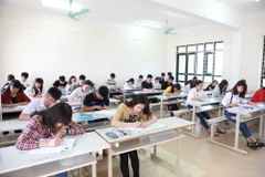 Thí sinh làm bài thi. (Ảnh minh họa. Nguồn: TTXVN)