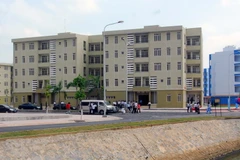 Một góc Khu tái định cư Vĩnh Lộc B trong ngày khánh thành. (Ảnh: Hoàng Hải/TTXVN)