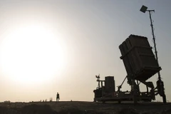 Israel hiện đã có một hệ thống phòng thủ mang tên Vòm sắt chuyên diệt rocket và đạn cối (Nguồn: AP) 