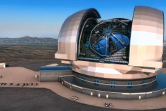 Dự án xây dựng siêu kính thiên văn lớn nhất thế giới E-ELT. (Nguồn: Astronomynow.com)