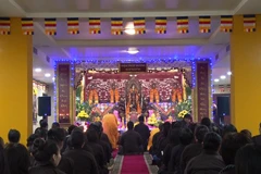 Quang cảnh buổi lễ. (Ảnh: Duy Trinh/Vietnam+)