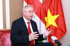 Bộ trưởng Bộ Tư pháp Hungary László Trócsányi. (Ảnh: Doãn Tấn/TTXVN) 