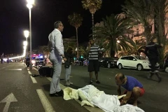 Hiện trường tang thương sau vụ tấn công. (Nguồn: DM)