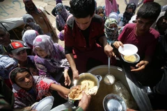 Người tị nạn Syria. (Hình chỉ mang tính minh họa, Nguồn: AFP/TTXVN)