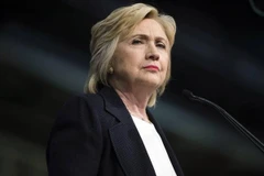 Ứng cử viên của đảng Dân chủ trong cuộc bầu cử tổng thống Mỹ năm 2016, bà Hillary Clinton. (Nguồn: AP)