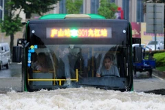 Lũ lụt tại Trung Quốc. (Nguồn: Reuters) 