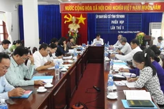 Một phiên họp chuẩn bị cho công tác bầu cử đại biểu Quốc hội. (Nguồn: TTXVN)